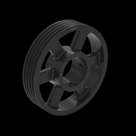 Schmalkeilriemenscheibe, kegelige Bohrung Produktbild