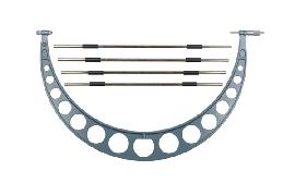 Bügelmessschraube mit auswechselbarem Messamboss 24-28" Produktbild