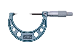 Bügelmessschraube mit Hartmetallspitzen 25-50 mm, 15° Spitze Produktbild