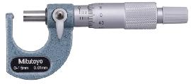 Bügelmessschraube mit sphärischem Amboss 0-15 mm, Hartmetallbestückt Produktbild