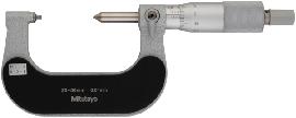 Bügelmessschraube für Gewindemessung 25-50 mm, 2-3 mm/13-9TPI Produktbild