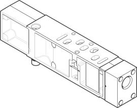 VABF-S4-1-P1A3-N14 Vertikal-Versorgungsplatte Produktbild