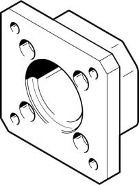 EAMF-A-28B-42A Motorflansch Produktbild