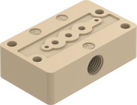 VABS-K2-12S-20-U14-P Anschlussplatte Produktbild