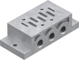 NAS-1/4-1A-ISO Einzelanschlussplatte Produktbild
