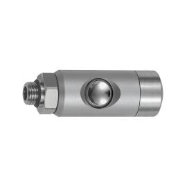 Druckknopf-Sicherheitskupplung NW 5,5, drehbar, Alu, G 3/8 AG Produktbild