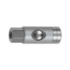 Druckknopf-Sicherheitskupplung NW 5,5, drehbar, Alu, G 3/8 IG Produktbild