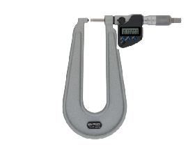 Digitale Bügelmessschraube mit tiefem Bügel IP65 0-1", sphärischer Amboss Produktbild