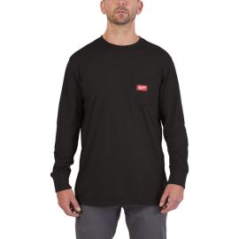 WTLSBL-XXL ARBEITS-SHIRT LANG SCHWARZ Produktbild
