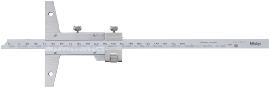 Nonius Tiefenmessschieber, 0-200mm, Feineinstellung, 0,02mm, Metrisch N Produktbild