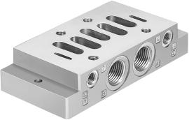 NAS-1/2-3A-ISO Einzelanschlussplatte Produktbild