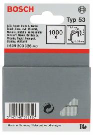 Feindrahtklammer Typ 53, 11,4 x 0,74 x 6 mm, 1000er-Pack Produktbild