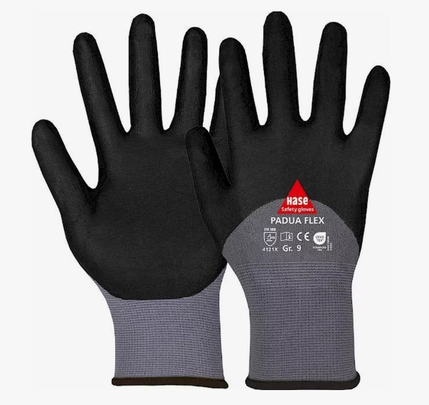 HASE PADUA FLEX Montagehandschuhe, Farbe: grau/schwarz Produktbild