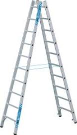 Stehleiter Coni B 2x10 Sprossen Leiterlänge 2,90 m Arbeitshöhe 4,05 m ZARGES Produktbild