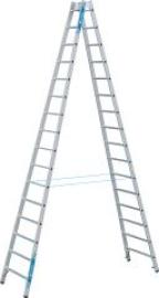 Stehleiter Coni B 2x16 Sprossen Leiterlänge 4,58 m Arbeitshöhe 5,65 m ZARGES Produktbild