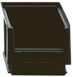 Sichtlagerkasten PLKL 3a B150xT290xH125 mm ESD leitfähig schwarz LA-KA-PE Produktbild