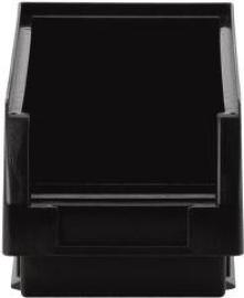 Sichtlagerkasten PLKL 3 B150xT205xH125 mm ESD leitfähig schwarz LA-KA-PE Produktbild