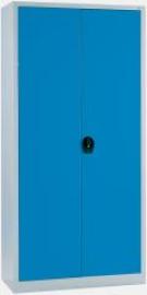 Flügeltürenschrank FORMAT4 Böden, 50kg Traglast B935xT400xH1950mm RAL 7035/5012 Produktbild