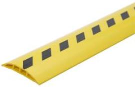 Kabelbrücke Kunststoff B1500xT75xH12 mm 2 Kammern H8xB11 mm schwarz/gelb Produktbild