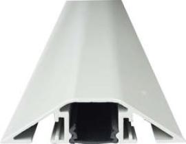 Kabelbrücke Aluminium B1500xT80xH20 mm 1 Kammer H16xB18 mm lichtgrau Produktbild