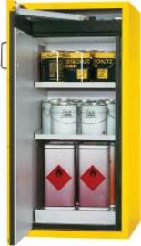 Schrank S-Classic 600x1290 1Tür,3Wbö,gelb Produktbild