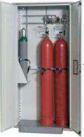 Druckgasflaschenschrank einwandig 3 x 50 Liter Produktbild