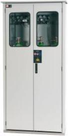 Druckgasflaschenschrank einw. 3x50 Liter Fenster Produktbild