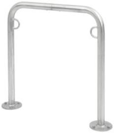 Fahrrad-Anlehnbügel verzinkt, L 750 mm zum Aufdübeln Produktbild