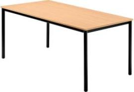 Besprechungstisch 160x80 Buche/schwarz Produktbild