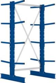 Kragarmregal META MULTISTRONG L IPE 120, Achsmaß 1030 mm, doppelseitig Produktbild