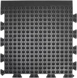 Anti-Ermüdungsfliese Bubblemat Connect Endstück B50xL50 cm schwarz Produktbild