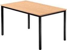 Besprechungstisch Buche/schwarz 120x80 Produktbild