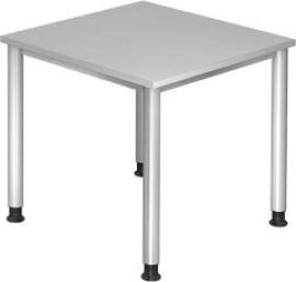 Schreibtisch lichtgrau 800x800 mm H-Serie Produktbild