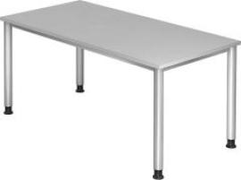 Schreibtisch lichtgrau 1600x800 mm H-Serie Produktbild