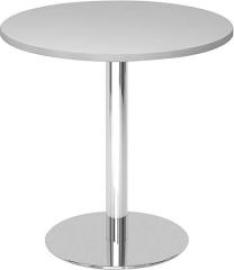 Besuchertisch Grau/Chrom D 800mm Produktbild