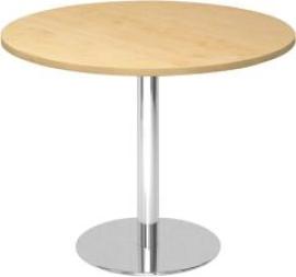 Besuchertisch Ahorn/ChromD 1000mm Produktbild