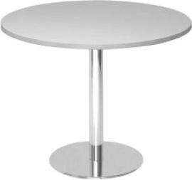 Besuchertisch Grau/Chrom D 1000mm Produktbild