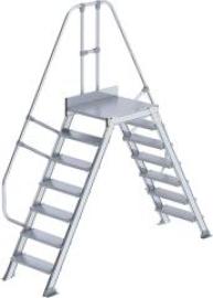 Überstieg 60 Grad 7 Stufen B 600 mm lichte Höhe 1660 mm Ausladung 2910 mm Produktbild