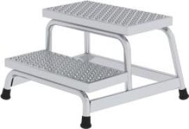 Alu-Arbeitspodest 2 Stufen R13 starr Podesthöhe 0,40 m Arbeitshöhe bis 2,40 m Produktbild