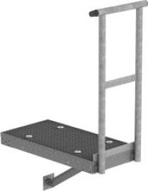 Erweiterungspodest Stahl verzinkt B1000xT500 mm GÜNZBURGER STEIGTECHNIK Produktbild