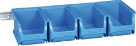 Sichtboxen-Set blau 600x240x125 mm allit Produktbild