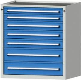 Anke Schubladenschrank B910xT700xH980mm RAL 7035/5012 7 Schubladen Produktbild