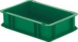 Transport-Stapelkasten B300xT200xH75 mm grün, geschlossen ohne Griffloch LA-KA-PE Produktbild