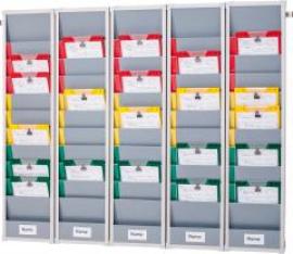 Flexoboard Plantafel 5-Segmente Laenge der Schiene 170 cmgrau Produktbild