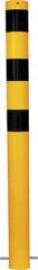 Absperrpfosten gelb/schw H900xD76 mm ortsfest zum Einbetonieren Produktbild