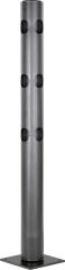Eckpfosten für Geländer Delta H1200xD110 mm schwarz Produktbild