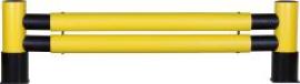 Regalanfahrschutz Golf H500xL2500 mm 2-zeilig gelb/schwarz Produktbild