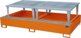 Auffangwanne AWA 1000-2 lackiert orange RAL 2000 Produktbild