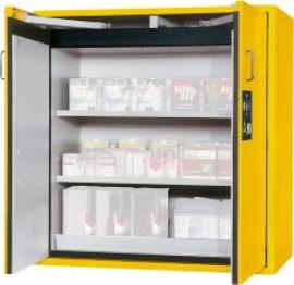 Schrank S-Classic 1200x1290 2Tür.2FB,gelb Produktbild