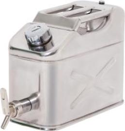 Kanister m. Abfüllhahn Edelstahl,10 Liter Produktbild